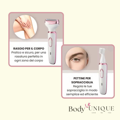 Rasoio 4 in 1 Multifunzione ™️– Depilazione Completa