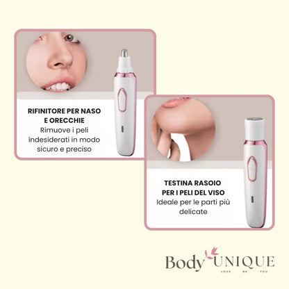 Rasoio 4 in 1 Multifunzione ™️– Depilazione Completa