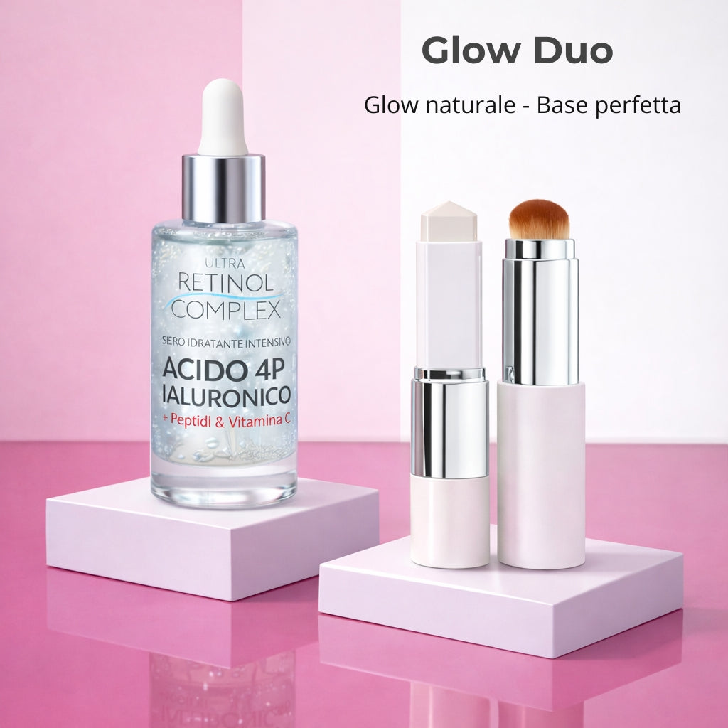 Glow Duo – Siero Booster  + Fondotinta Adaptive ColorMatch™