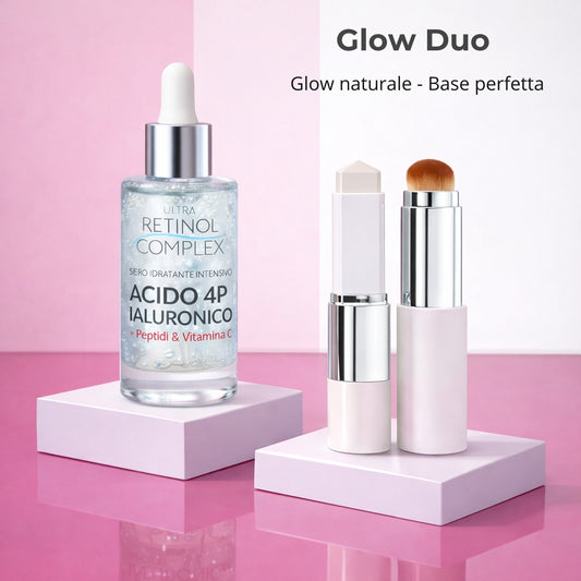 Glow Duo – Siero Booster  + Fondotinta Adaptive ColorMatch™